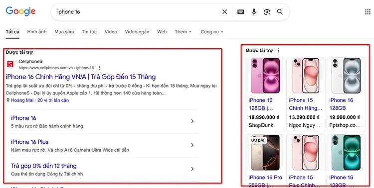 1. Sử dụng dịch vụ quảng cáo Google ads 2