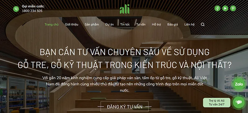 Dự án làm SEO và tích hợp AI Agents - Ali Vietnam 1