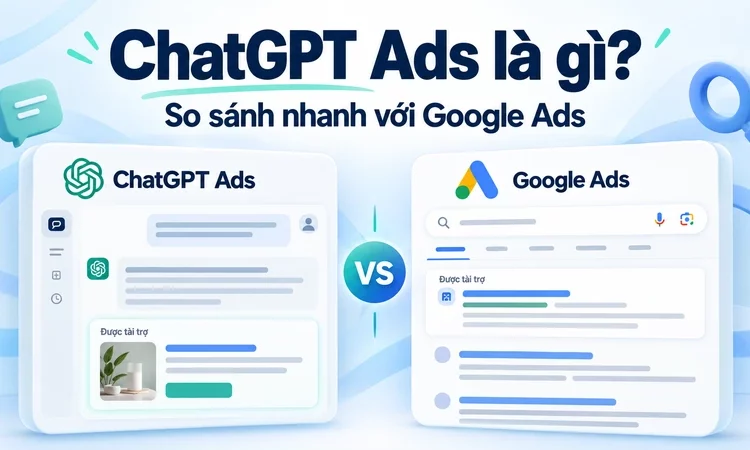 ChatGPT Ads là gì? So sánh nhanh với Google ads